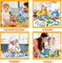 35Pcs Kids Kitchen Toy Accessories, Toddler Pretend Cooking Playset with Play Pots and Pans, Utensils Cookware Toys, Play Food Set, Toy Vegetables...