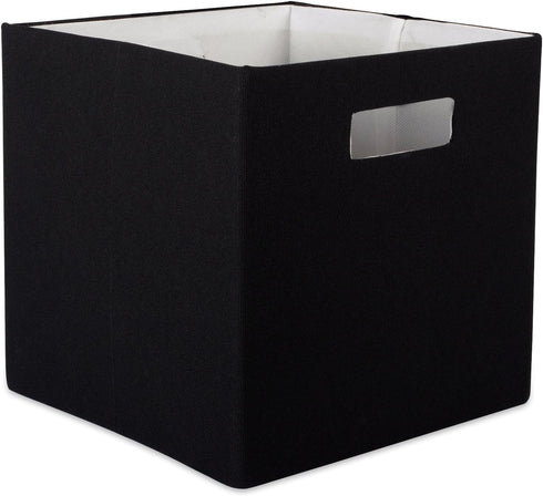 DII Poly-Cube Storage Collection Hard Sided, Collapsible Solid, Large, Black...