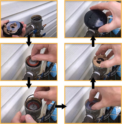 720A Bonnet Repair Kit Compatible with Pressure Vacuum Breaker Size 1/2" 3/4" 1"...