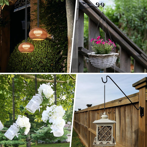 ZMTECH Pack of 3 Hanging Chains (24 Inch) for Plants Flower Pot Basket Chains Hangers for Lanterns, Bird Feeders, Planters and Other Ornaments...