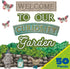 Eureka Curiosity Garden Welcome Classroom Bulletin Board Set for Teachers, 50 Pieces...