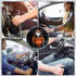 Car Shifter Knobs Cover Hoodie, Car Gear Shift Knob, Cute Hoodie for Car Gear, Automatic Shift Knobs Decoration, Car Interior Accessories (Orange)...