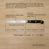 Serrated Utility Knife - MATTSTONE HILL 4.7" Kitchen Knife, German Stainless Steel Vegetable Knife, Paring Knife, Triple Rivet Handle...