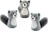 Outward Hound Squeakin' Racoon Hide A Puzzle Plush Replacement Dog Toys - 3 Pack...