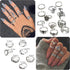 FIBO STEEL 101 Pcs Vintage Knuckle Rings for Women Stackable Midi Finger Ring Set...