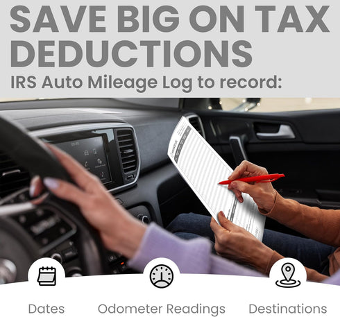 Extra Large Receipt Envelope & Receipts Organizer (Pack of 18) - Efficiently Manage Business Expenses & Log Mileage Trips - 12.8" × 9.0" Inches, G...