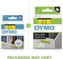 DYMO Standard D1 43610 Labeling Tape (Black Print on Clear Tape, 1/4'' W x 23' L, 1 Cartridge), DYMO Authentic...