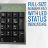 MANHATTAN Wired Computer Keyboard – Basic Keyboard - USB-A Cable, 104-keys, Foldable Stands - Compatible for Windows, PC, Laptop - 3 Yr Mfg Warran...