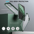 Designed for iPhone 11 Pro Max Full Body Case, Full Body Rugged Case with Built-in 9H Tempered Glass Screen Protector for iPhone (Midnight Green)....