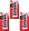 Silicone Gasket Maker 3 Pack High Temperature RTV 3.53 Oz Ultra Red Oil Resistance Sealant High Strength Flange Sealing for Automotive Motorbike M...