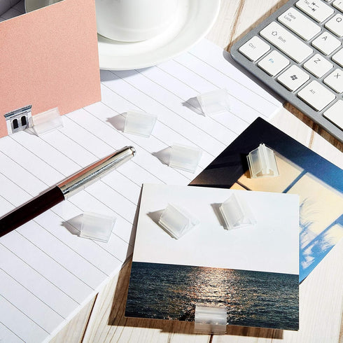 48 Pieces Clear Game Card Stands Holders for DIY Board Game Party Favor...