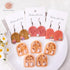 Puocaon Birth Flower Clay Cutters - 12 Pcs Birth Flower Clay Earring Cutters for Polymer Clay Jewelry Making, Birth Month Clay Cutters Botanical F...