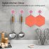Trivet Mat, Set of 3 Silicone Pot Holder, Hot Pads, Potholder for Pots and Pans (Red Coral)...