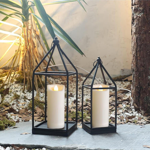 2"x5" Outdoor LED Battery Operated Candles with Timer/Remote Plastic Flickering Waterproof Flameless Candles Wedding Party Halloween Christmas Bir...