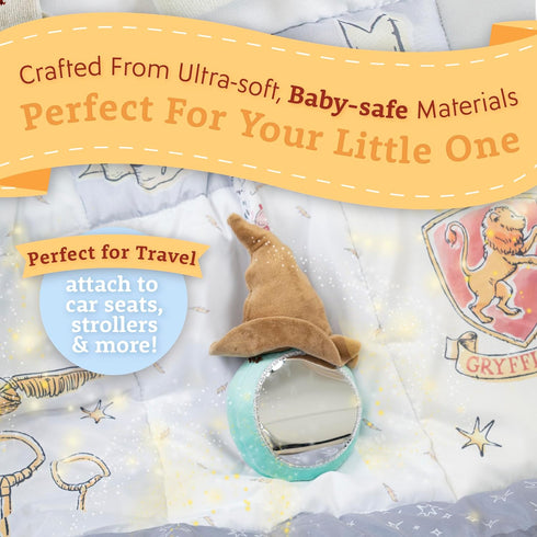 Kids Preferred Harry Potter Sorting Hat Mirror On The Go Rattle Plush Toy...