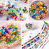 560 Pcs Briollete Crystal Glass Beads for Jewelry Making, Faceted Rondelle Crystal Beads with Box,Crystal Spacer Beads for DIY Craft Bracelets Cha...