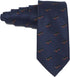 Skateboard Pattern Necktie With Gift Box Black Skateboard Navy Color Sports Fun Wedding Gift Accessory Tie...