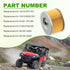 Oil Filter Kit Replacement for 15412-MGS-D21 15412-HP7-A01 91301-107-000 91302-PA9-003 94109-14000 94109-12000 Compatible with 2016-2020 Honda Pio...
