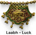 Ganpati Shubh Labh Bandanwar Handcrafted Multicolour Door Hanging Toran 33 Inches Approx...