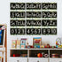 12Pcs Alphabet Bulletin Board Strips Set, Alphabet Line ABC Alphabet Banner Number Line Border Posters for Preschool Kindergarten Classroom Playro...