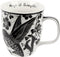 Karma Gifts 16 oz Black and White Boho Mug Hummingbird - Cute Coffee and Tea Mug - Ceramic Coffee Mugs for Women and Men, 1 Count (Pack of 1)...