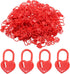 Litoexpe 200 Pcs Knitting Marker Red, Heart Design Needle Clip Crochet Locking Stitch Markers for Art DIY Craft Project Crochet Work......