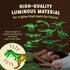 Glow in The Dark Dinosaur Wall Stickers - 10 Large Bright Wall Decals for Bedroom Walls and Ceilings - for Boys Room and Girls Room - Set 2...