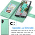 Galaxy Note 10 Plus Case, Luxury Wallet Case with Credit Card Slots, PU Leather Cover & Kickstand - Samsung Note10+ (Turquoise)...