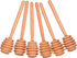 Creative Hobbies® 6 Inch Wood Honey Dipper Stick Server for Honey Jar Dispense Drizzle Honey New | Pack of 6...