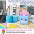 Pop-up Notes Dispenser, 3x3 in, Magnetic Design, Cute Hippo, Large Capacity (Patent Registering)...