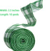 ATRBB Green and White Buffalo Plaid Ribbon Wired Edge Gingham Ribbon for St Patrick's Day Decoration and Bows Craft,10 Yards by 2.5 Inches...