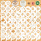 Konsait 50Pack Cake Stencil Templates Decoration, Reusable Cake Cookies Baking Painting Journal Mold Tools, Dessert, Coffee Decorating Molds Cappu...
