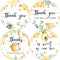 80 Bee Thank You Stickers, Bee Themed Baby Shower Decorations, Mommy to Bee Baby Shower Favor Label Decorations(2 Inch)...