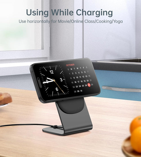 Magnetic Wireless Charger for iPhone 15/14/13/12 - Mag Charger+20W USB C Adapter, Fast Wireless Charging Stand/Pad with 5ft Cable for iPhone 15/14...