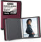 Dunwell Photo Album 8x10 (Ruby) with Black Mounting Paper, 8 x 10 Photo & Art Portfolio Presentation Book, 24 Clear Sleeves, Each Shows 48 Pages, ...