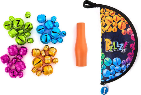 Bellz!, The Quick to Pick-up Family Magnet Game with Magnetic Wand and Colorful Bells, Giftable Pouch Included for On-The-Go Fun, for Kids Ages 6 ...