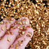 Irregular Crushed Glass Chips Sprinkles, 100g Metallic Chunky Glitter Stones for Nail Art, Resin Mold Filler, DIY Crafts, Vase Filler, Jewelry Mak...