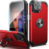 IDweel Case for iPhone 14 Plus with Screen Protector+360°Ring Holder Stand+Camera Lens Protector,2 in 1 Shockproof Slim Fit Hybrid Heavy Duty Hard...