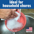 10 Pack of White Non Scratch Non-Woven Pads for Cleaning/Polishing and Multi Purpose Use in Your Home •Workshop or DIY Garage Shop Made in The USA...