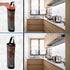 Hanging Folding Mesh Garbage Bag Organizer Trash Bags Holder Recycling Containers Plastic Waste Bag Storage for Kitchen With Adhesive wall hooks (...