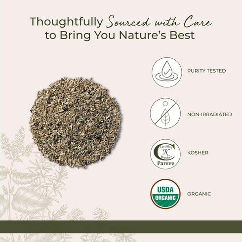 Starwest Botanicals Organic Passion Flower - Dried Loose Leaf Herb for Tea, Herbal Blends, & Smoothies, Natural Passiflora Incarnata, Cut & Sifted...