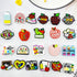 AllGemDiy Teacher Theme Silicone Focal Beads for Pens Characters Teach Pencil Book Focal Beads Silicone Charms Keychain Making Kit Assorted Silico...