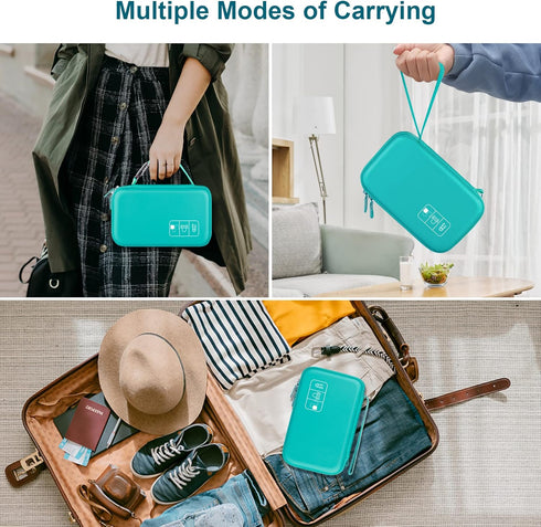 Canboc Diabetic Supplies Travel Case, Carrying Bag for Glucose Meter, Insulin Pens, Blood Sugar Test Strips, Lancets, Syringe, Medication, Alcohol...