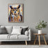 Posterizer 1 pcs- Abstract oil painting style poster of an owl-Art for Animal Lovers-Floral Botanical Art- Gift for Men Women -Decor for Bedroom, ...