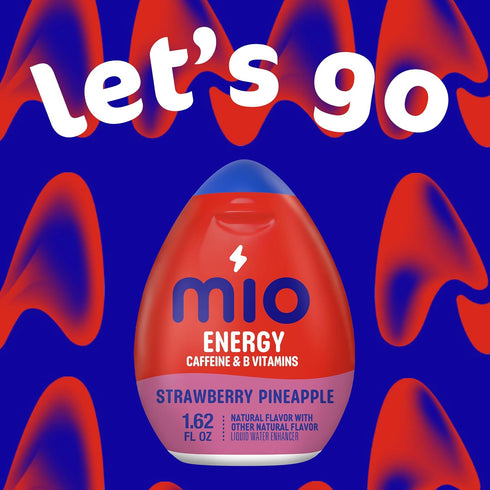 mio Energy Strawberry Pineapple Flavored with other natural flavor Liquid Water Enhancer, 1.62 fl oz Bottle...