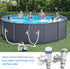 Plunger Valve with Holder for Intex above Ground Pool Hose - Replacement Parts Compatible with Pool Filter Pump (1 Pack)...