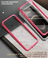 Poetic Revolution Series for iPhone 12 Pro Max 6.7 inch Case, Full-Body Rugged Dual-Layer Shockproof Protective Cover with Kickstand and Built-in-...