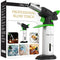 Blow Torch - Creme Brulee Torch - Refillable Professional Chefs Culinary Kitchen Torch with Safety Lock and Adjustable Flame - Micro Butane Torch ...