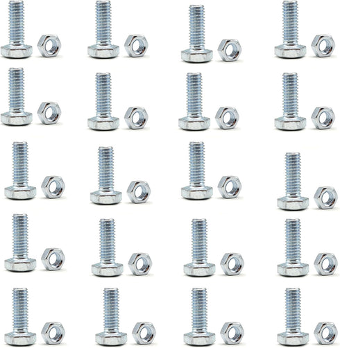 20 Sets 95701-06016-00 and 94001-06200-0S Auger Shear Pins Bolts and Nuts for Honda HS1132 HS624 HS828 HS928 HS724 Snow Blowers...
