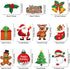 30 Pcs Christmas Swirl Ceiling Hanging Decorations Set Xmas Holiday Snowman Elk Sign Hanging Foil Indoor Decorations for Ceiling Xmas Holiday Part...
